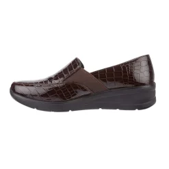 Women's Croc Brown Slip on Casual Shoes