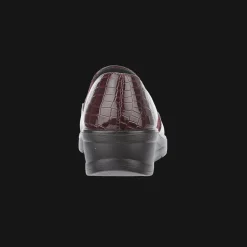 Women's Croc Burgundy Slip on Casual Shoes