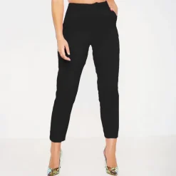Women's Crop Trousers Black