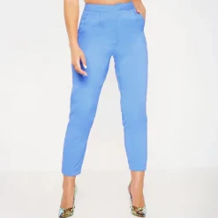 Women's Crop Trousers Blue