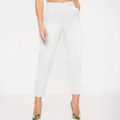 Women's Crop Trousers White