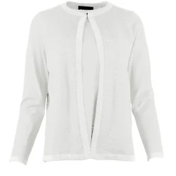 Women's Diamante Twinset Top Ivory