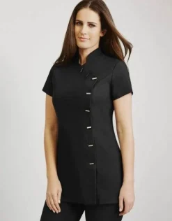 Women's Jasmine Beautician Tunic - Black