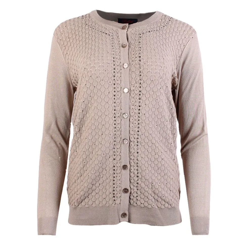 Women's Knitted Cardigan Beige