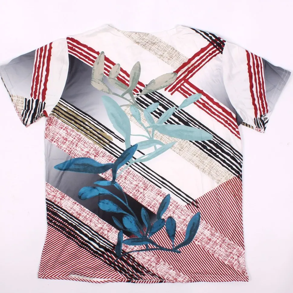 Womens Leaf Top Red