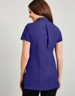 Women's One Button Tunic - Purple