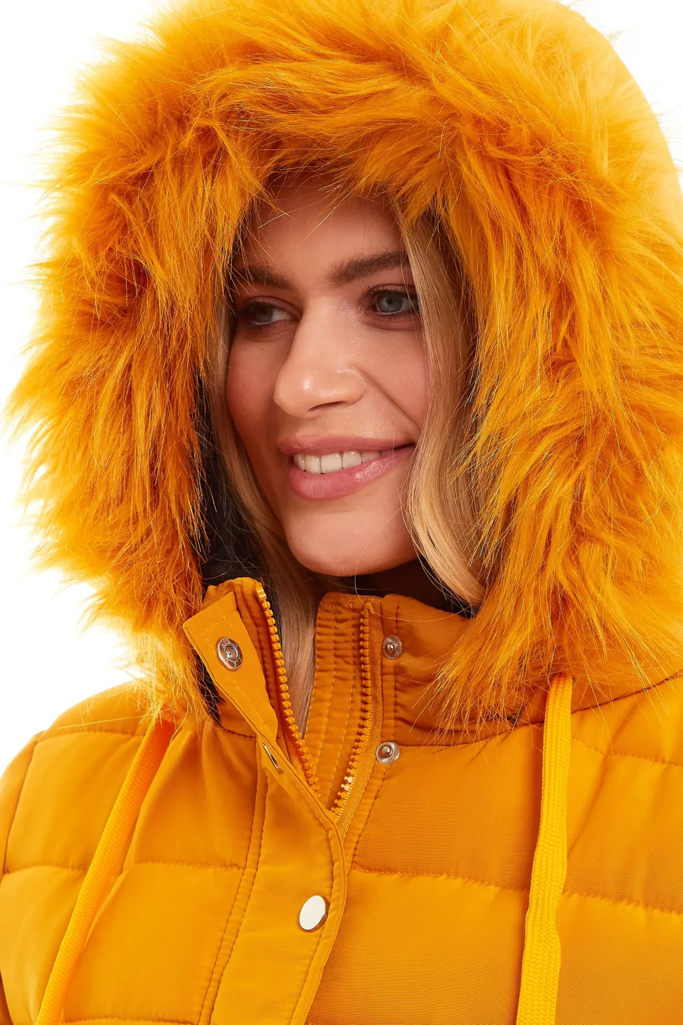 Women's Quilted Jacket Mustard