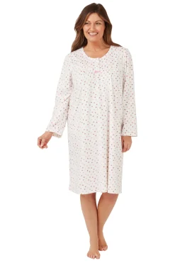 Women's Spot Nightdress Pink Dot