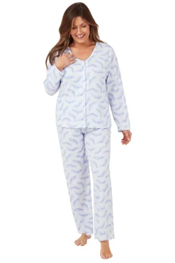 Women's Spot Pyjamas Blue