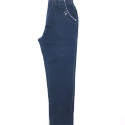 Womens Striped Pocket Jeans