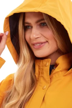 Women's Waterproof Jacket Damaris Mustard