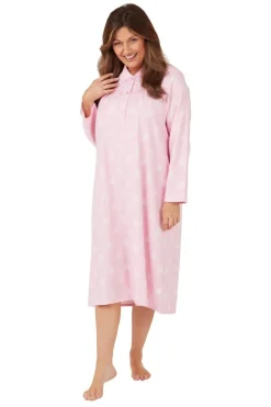 Women's Wincy Pink Nightdress 100% Cotton