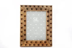 Wooden & Hearts Photo Frame - Online Offer Only