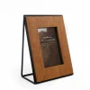 Wooden & Wire Photo Frame - 6x4''