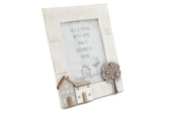 Wooden House Photo Frame - 6x4