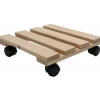 Wooden Planter Trolley 30x30cm