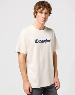 Wrangler Logo T-Shirt Off White