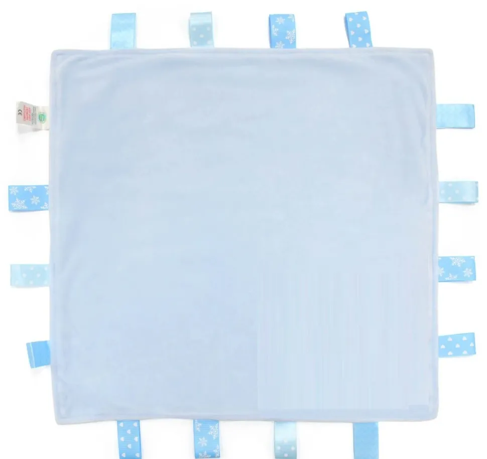 XL Blue Super Soft Taggy Comforter