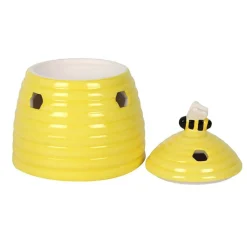 Yellow Beehive Ceramic Oil Burner