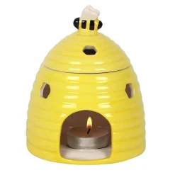 Yellow Beehive Ceramic Oil Burner